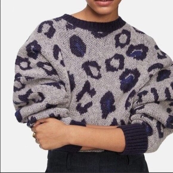 Anine Bing Raigh Sweater Wool Mohair Jumper Women's Size Medium - Picture 2 of 7